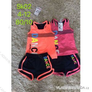 Set of summer tank top and shorts children's teen girls (4-12 years) SAD SAD20SK02