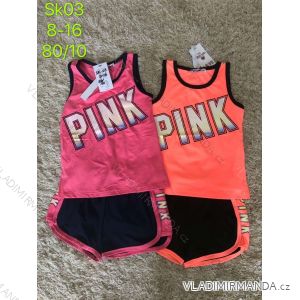 Set of summer tank top and shorts puppy girls (8-16 years) SAD SAD20SK03
