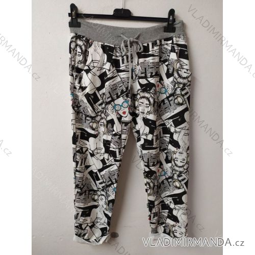 Sweatpants long ladies oversized (UNI S/M/L) ITALSKÁ MÓDA IMN20033