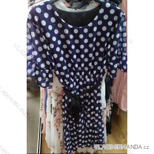 Dress short sleeve women's polka dot (UNI S-M) ITALIAN FASHION IM920157
