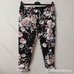 Women's flower pants long (uni s-m) ITALIAN FASHION IM420072