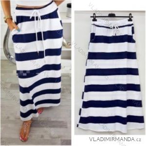 Skirt Long Summer Women's Strip (uni sl) ITALIAN Fashion IML202804t58