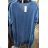 Short summer jeans short sleeve ladies dress (uni sm) ITALIAN MODA IM1219033