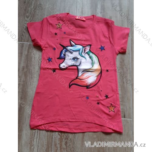 Short Sleeve Flashing T-Shirt for Kids (3-8 Years) Turkish MODA TVF20007