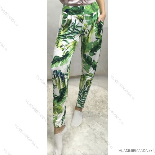 Pants aladinky elegant long shiny women (UNI S-M) ITALIAN FASHION IMM20183