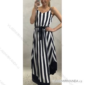 Dresses long summer women's strip (uni sl) ITALIAN Fashion IMM20101