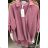 Tunic Blouse 3/4 Long Sleeve Ladies (uni sm) ITALIAN Fashion IM9181186