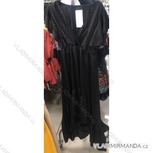 Satin long sleeve dress and ladies exposed (uni sl) ITALIAN Fashion IMT18764