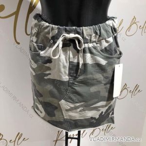 Women's short summer camouflage skirt (UNI S-M) ITALIAN FASHION IMM20306