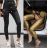 Elegant leatherette pants long women's (UNI S-M) ITALIAN FASHION IMM20130