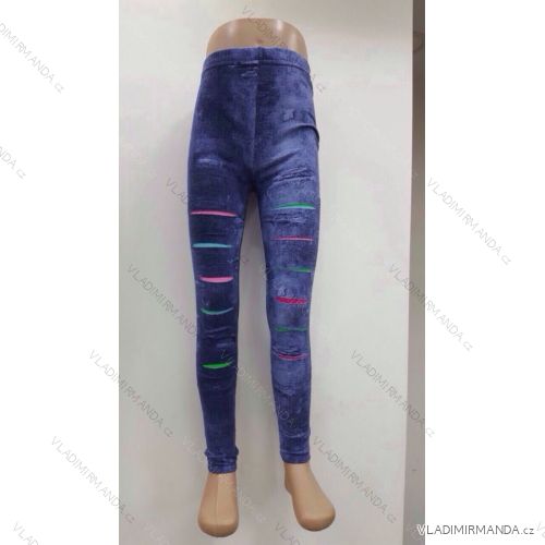 Leggings long with girls' sequins (140-164) TURKISH PRODUCTION TVB20012