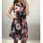 Chiffon Sleeveless Summer Short Flowered Dress (uni s-m) ITALIAN FASHION IMM20EL2133