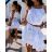 Summer dress with straps women with belt (UNI S / l) ITALIAN FASHION IMM20391