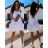 Summer dress with straps women with belt (UNI S / l) ITALIAN FASHION IMM20391