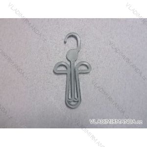 Plastic hanger for shoes, gray color
