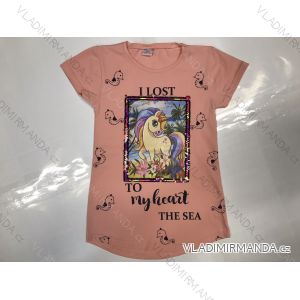 Kids' Short Sleeve T-Shirt (128-152) Turkish MODA TVB20010