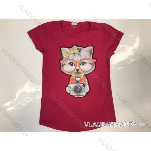 Kids' Short Sleeve T-Shirt (128-152) Turkish MODA TVB20010