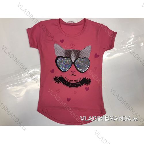 Kids' Short Sleeve T-Shirt (128-152) Turkish MODA TVB20010