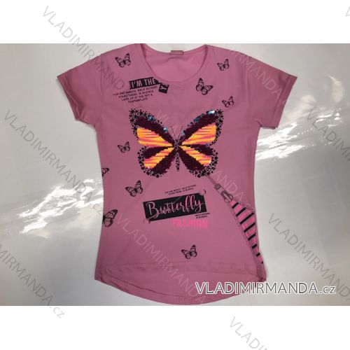 T-shirt short sleeve children´s girl (8-12 years) TURKISH PRODUCTION TVB20011