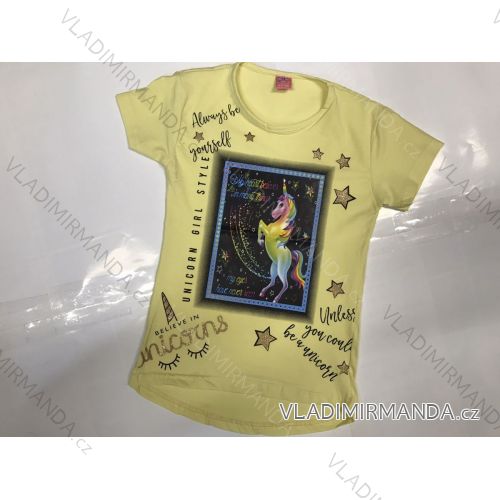 T-shirt short sleeve children´s girl (8-12 years) TURKISH PRODUCTION TVB20011