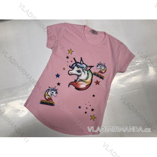 T-shirt short sleeve children´s girl (8-12 years) TURKISH PRODUCTION TVB20011