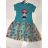 Baby Girl Short Sleeve Dress (110-128) TURKISH MANUFACTURE TV419147