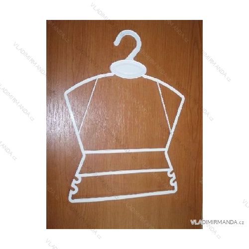 Plastic hanger with partition, 32cm,
