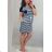 Women's short sleeve dress oversized (L-3XL) POLISH FASHION PMF20014