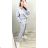 Set of long sweatpants and women's sweatshirt (UNI S / L) TURKISH FASHION IMK20029