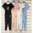 Long summer sports overall on hangers for women (UNI S / L) TURKISH FASHION IMK20057