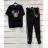 Set women's short sleeve t-shirt and sweatpants (UNI S / L) TURKISH FASHION IMK20118