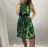 Chiffon Sleeveless Summer Short Flowered Dress (uni s-m) ITALIAN FASHION IMM20EL2133