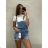 Denim skirt with laclem women (XS-XL) M.SARA MA619E1168