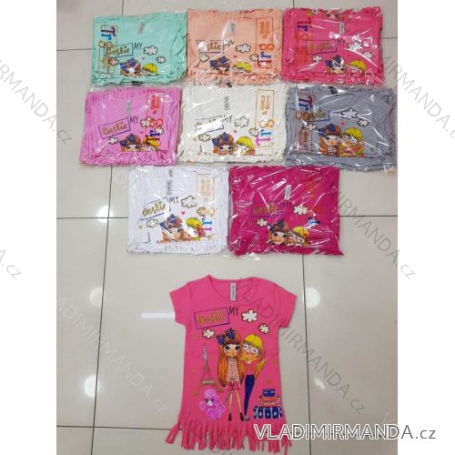 T-shirt short sleeve children´s girl (8-12 years) TURKISH PRODUCTION TVB20011