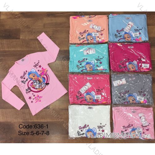 Girl´s long sleeve T-shirt (5-8 years) TURKISH PRODUCTION TV419611-1