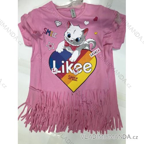 T-shirt short sleeve children´s girl (8-12 years) TURKISH PRODUCTION TVB20011