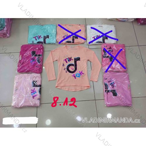 T-shirt short sleeve children´s girl (8-12 years) TURKISH PRODUCTION TVB20011