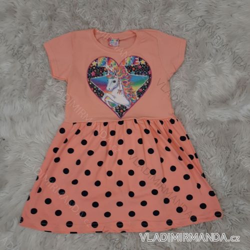 Short sleeve dress for girls (2-8 years) TURKEY PRODUCTION TV419164