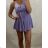 Summer short dress on women's straps (UNI S / L) ITALIAN FASHION IMK20161