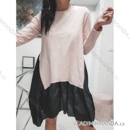 Summer long sleeve flowered women's dress (UNI S / L) ITALIAN FASHION IMK20150