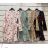 Summer long sleeve flowered women's dress (UNI S / L) ITALIAN FASHION IMK20150