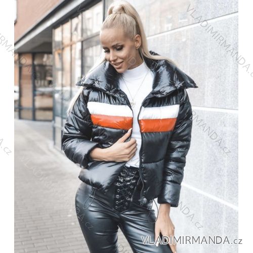 Jacket winter jacket with hood and fur women oversized (46-54) POLISH FASHION BLI19YP-18057-12