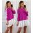 Blouse long sleeve with ruffles women (UNI S / L) ITALIAN FASHION IMK20159