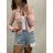 Women's denim short-sided denim jacket (XS-XL) MA520A1382-87