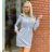 Summer long sleeve flowered women's dress (UNI S / L) ITALIAN FASHION IMK20150