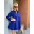 Summer long sleeve flowered women's dress (UNI S / L) ITALIAN FASHION IMK20150