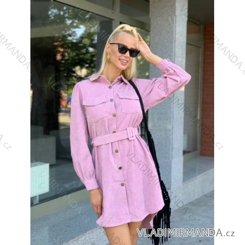 Summer long sleeve flowered women's dress (UNI S / L) ITALIAN FASHION IMK20150