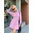 Summer long sleeve flowered women's dress (UNI S / L) ITALIAN FASHION IMK20150