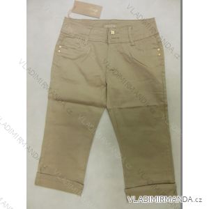 Trousers 3/4 short women (38-46) SMILING JEANS W199
