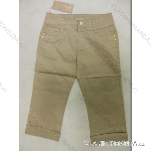 Trousers 3/4 short women (38-46) SMILING JEANS W199
